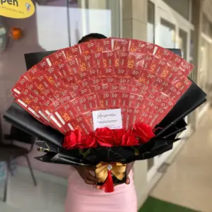 Fuel coupon bouquet